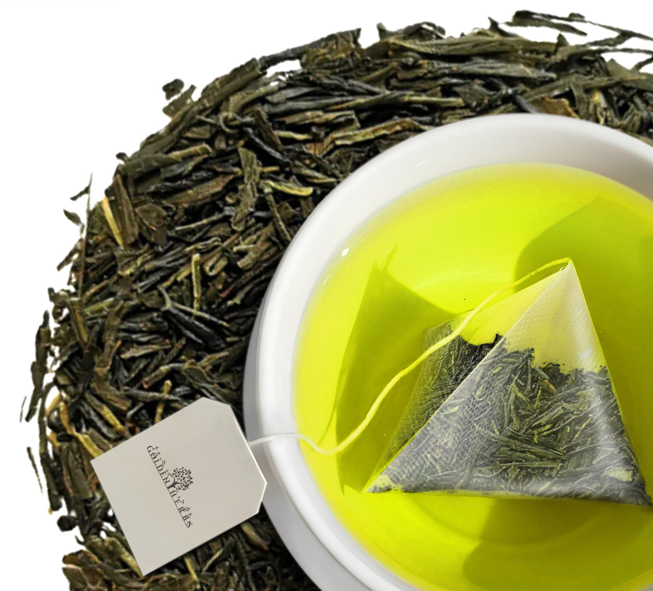 Golden Herbs USDA Organic Japanese Sencha Green Tea – 30 Tea Bags – Fresh & Smooth – Packed in USA