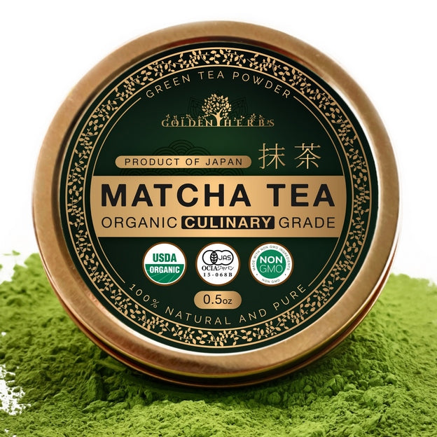 Organic Japanese Culinary Grade Matcha Tea - Golden Herbs – Golden